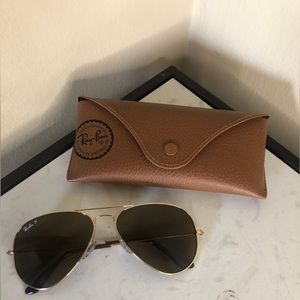 Ray-Ban Aviator Sunglasses Gold Plated